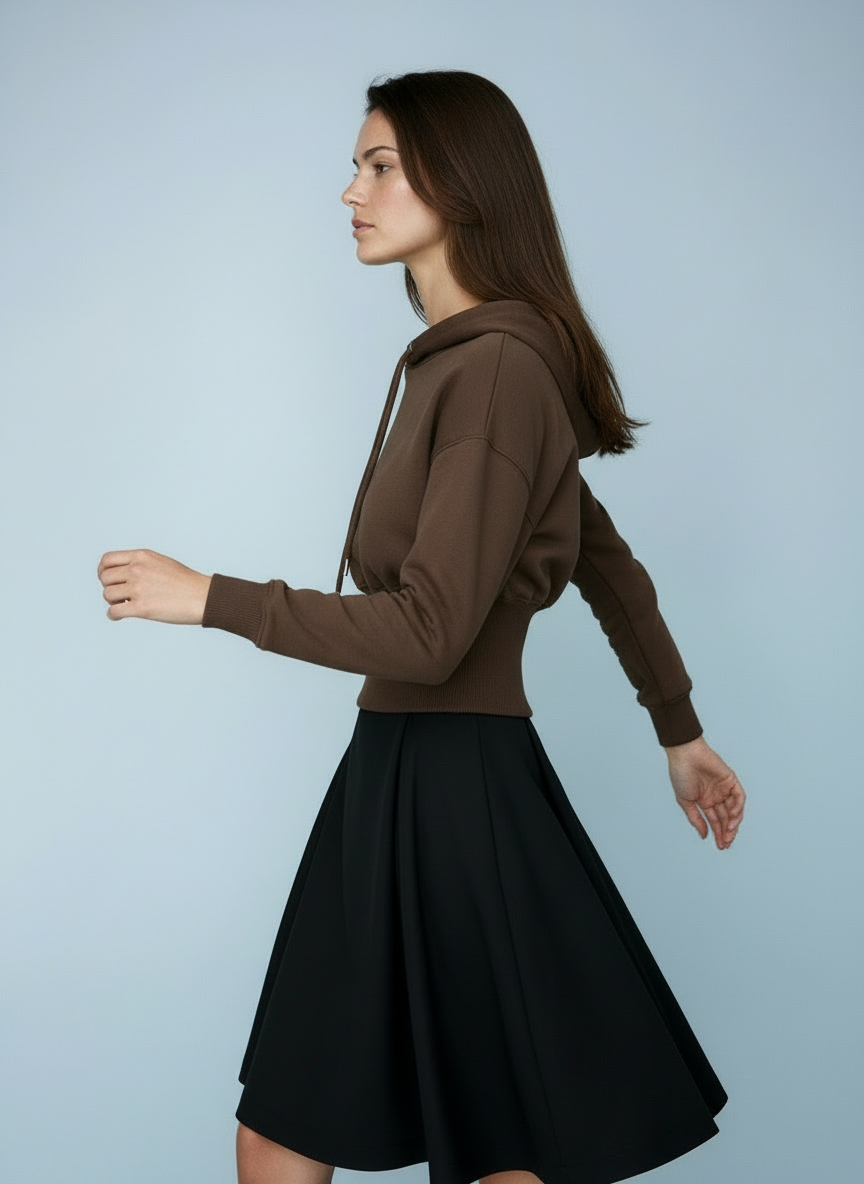 Lily | Cropped hoodie
