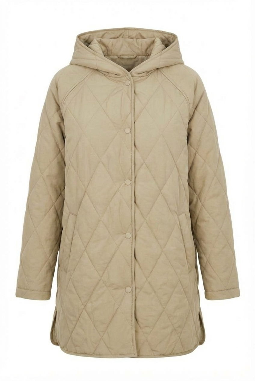 Lina | Quilted Hooded Jacket