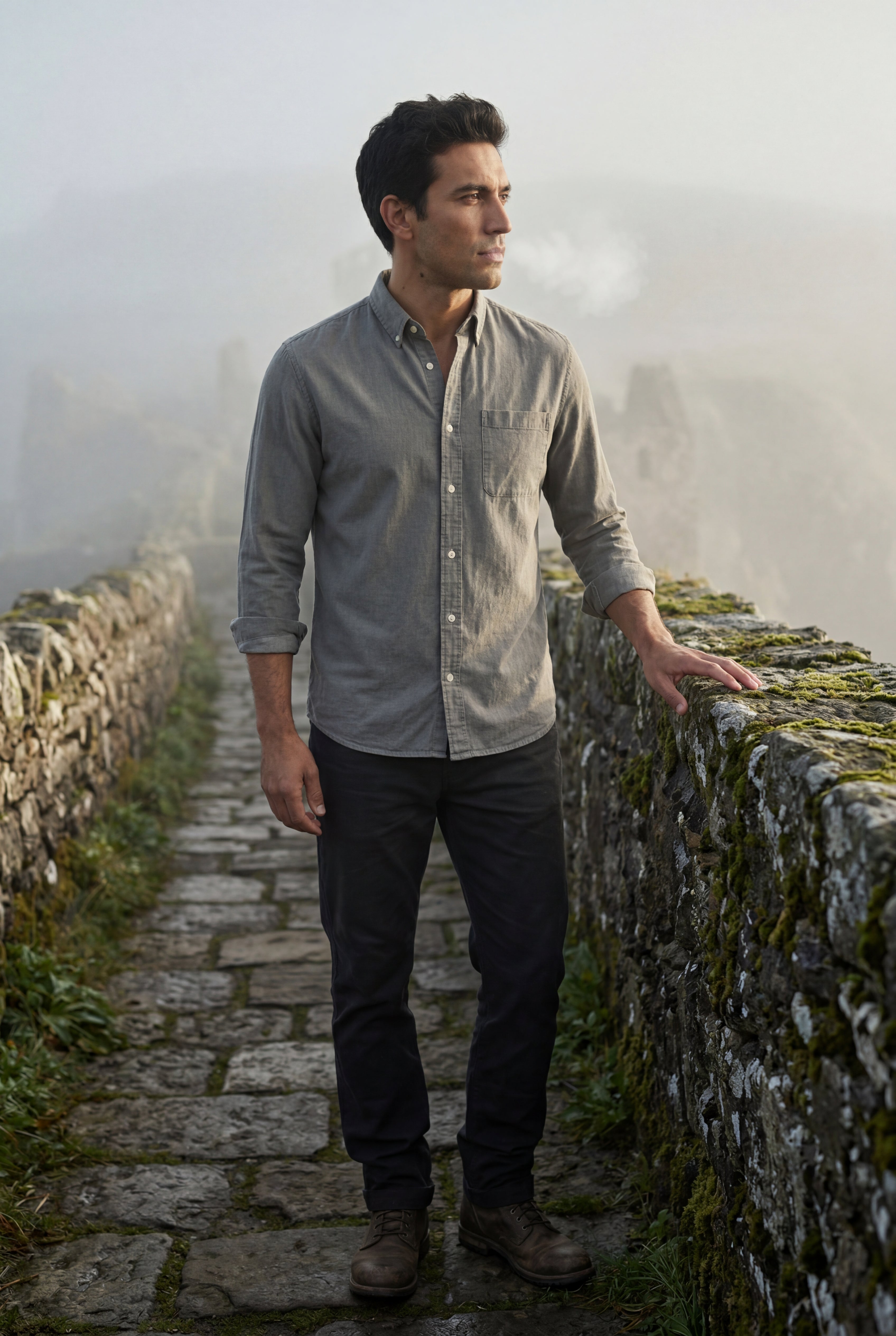 Liam | Classic Button-down Oxford Shirt with Chest Pocket