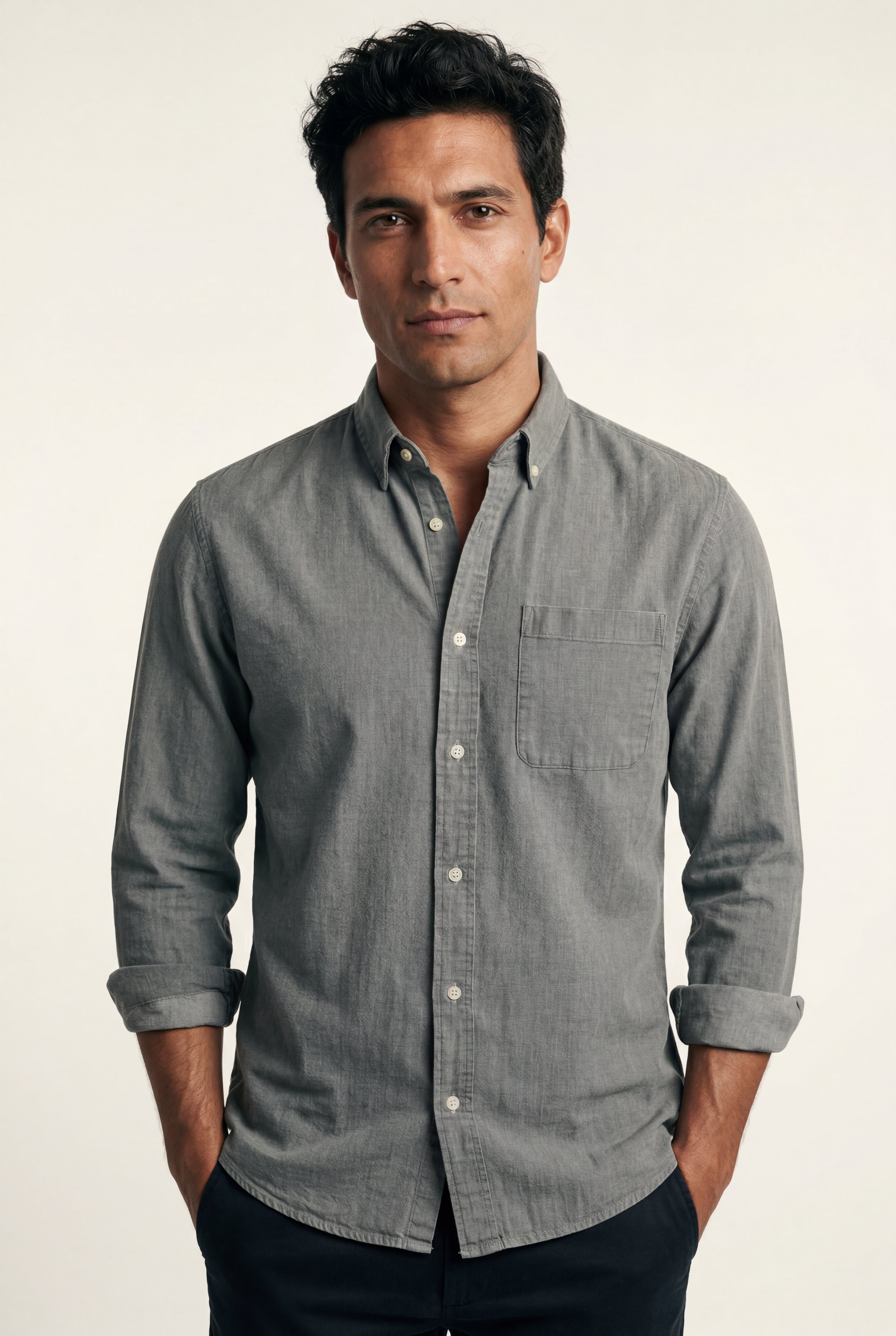 Liam | Classic Button-down Oxford Shirt with Chest Pocket