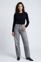 Lia | High-waisted Wide Leg Full-length Jeans