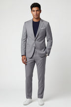 Liam | Modern Fit Tailored Two Piece Suit with Notch Lapel Jacket