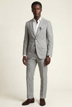 Liam | Pastel Slim Fit Two-piece Suit with Notched Lapel