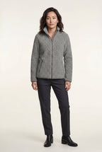Plush Zip-up Jacket with Stand Collar | Senna
