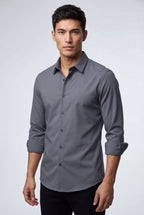 Gio | Slim Fit Classic Collar Long Sleeve Button-up Shirt