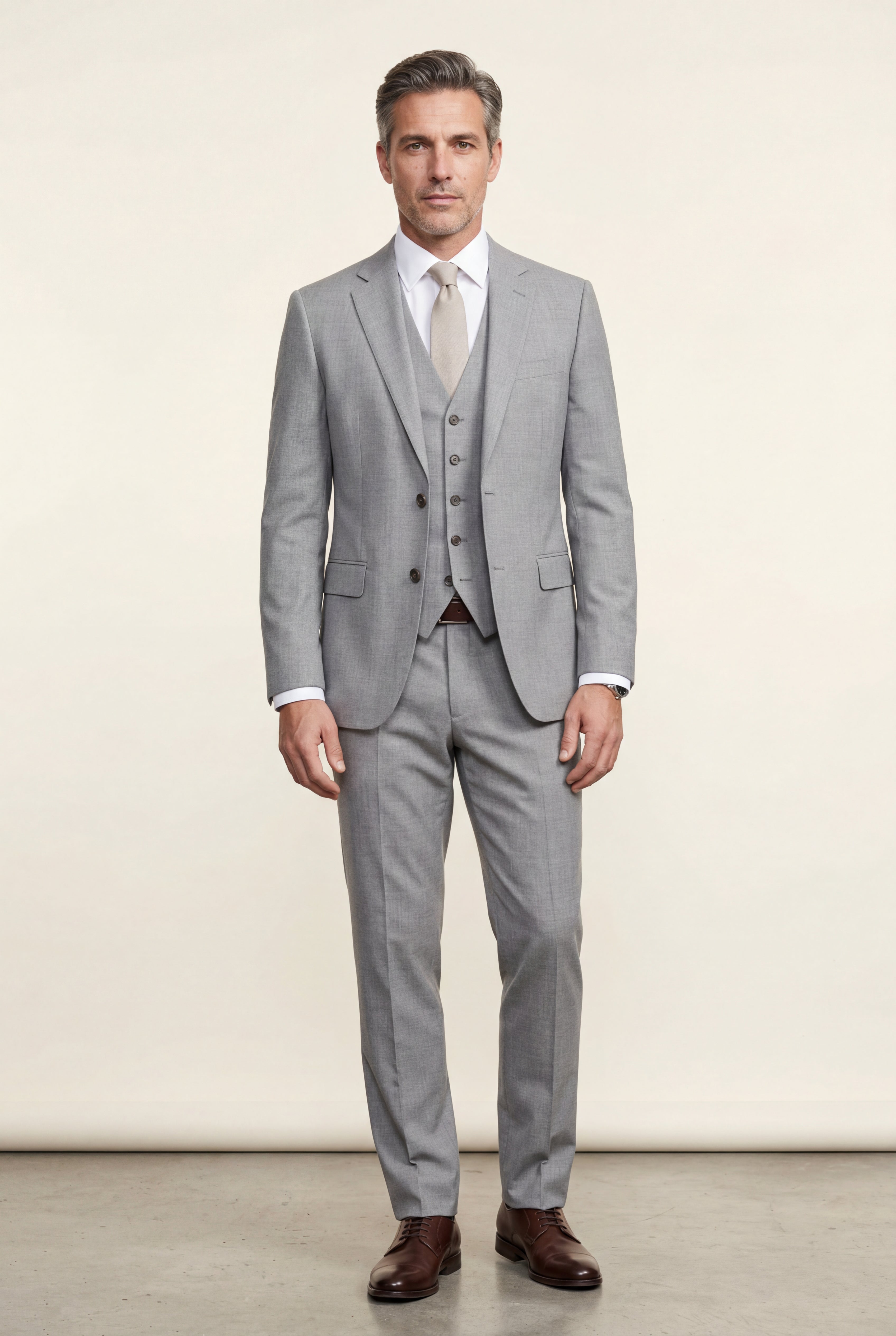 Liam | Slim Fit Three-piece Tailored Formal Suit Set