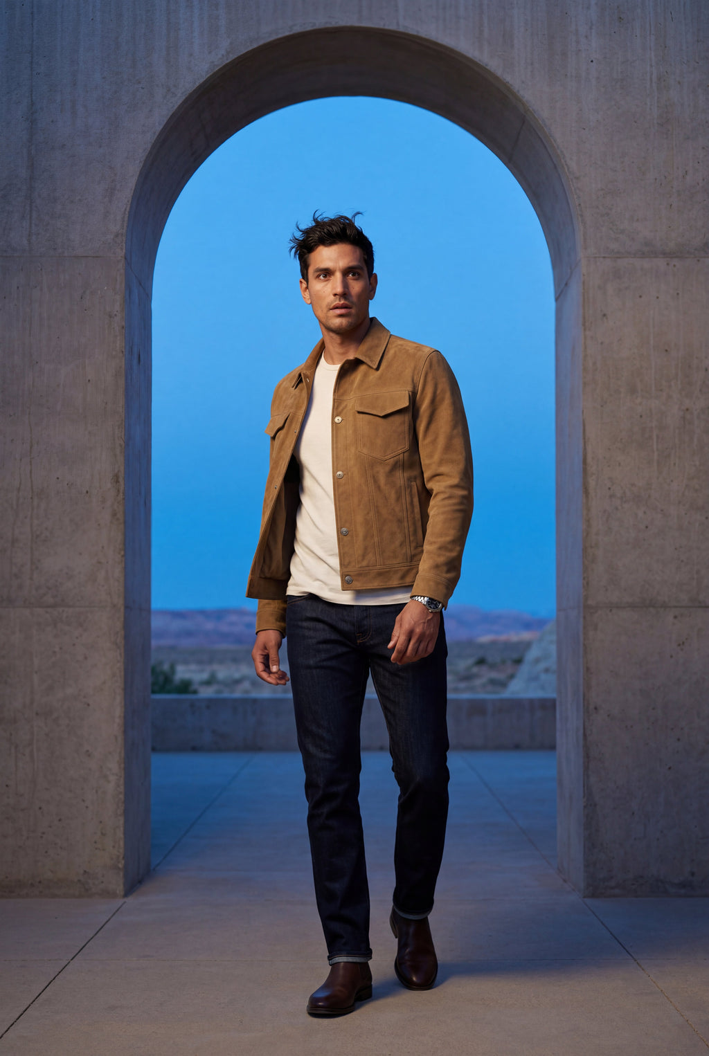 Liam | Structured Trucker Jacket with Button Closure