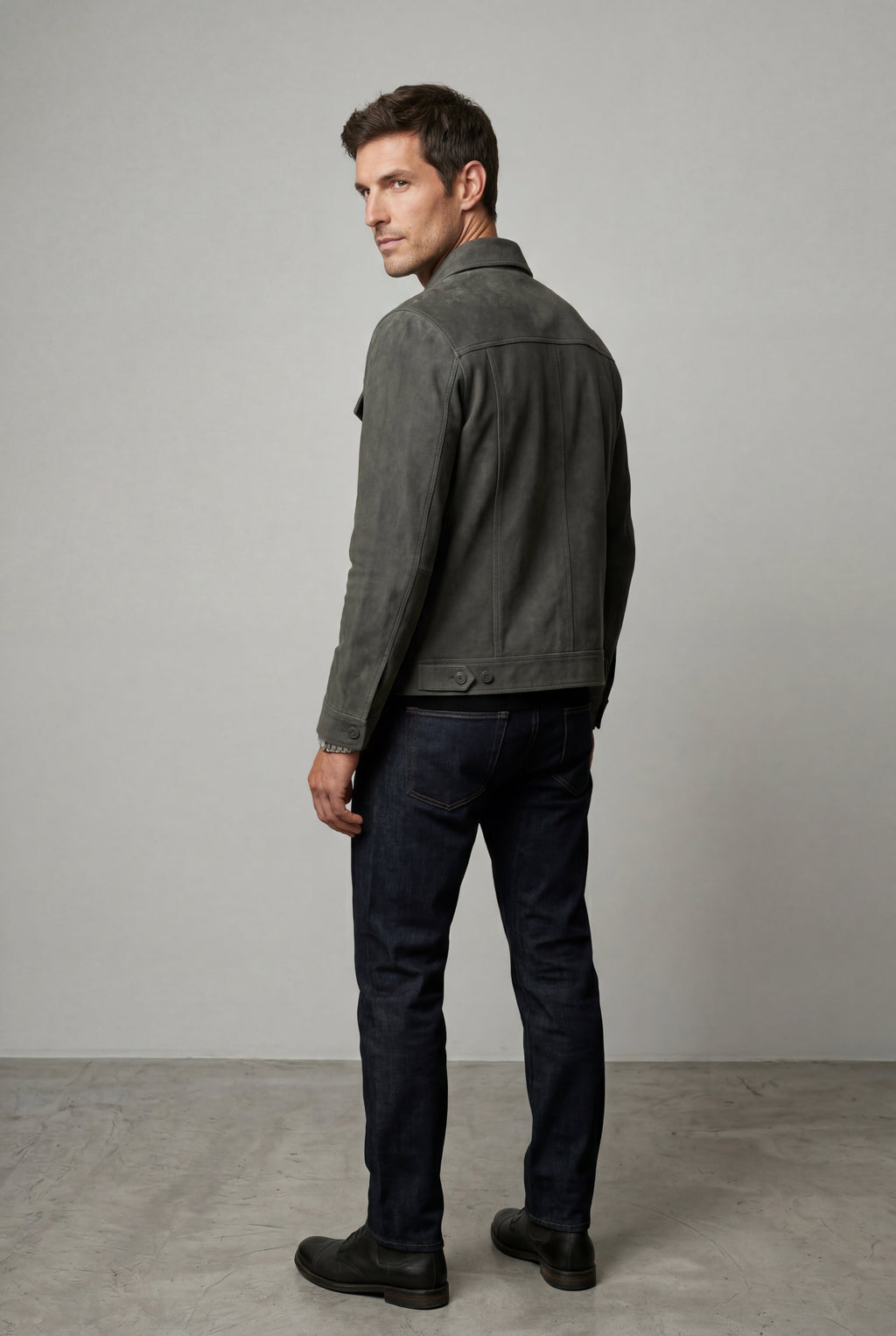 Liam | Structured Trucker Jacket with Button Closure