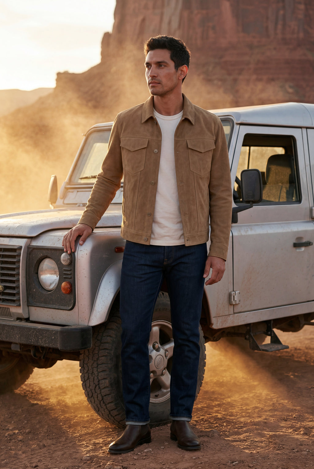 Liam | Structured Trucker Jacket with Button Closure