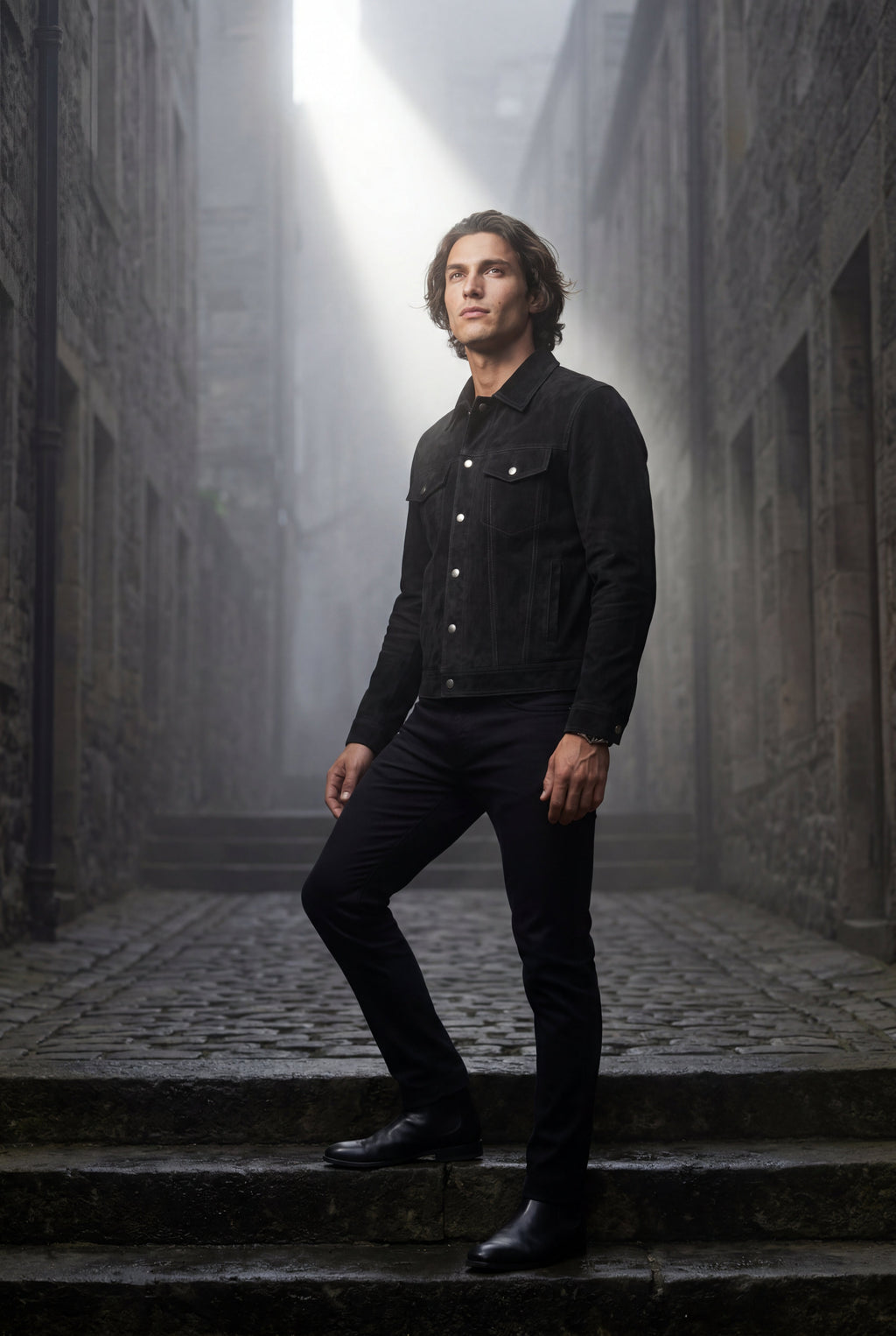 Liam | Structured Trucker Jacket with Button Closure