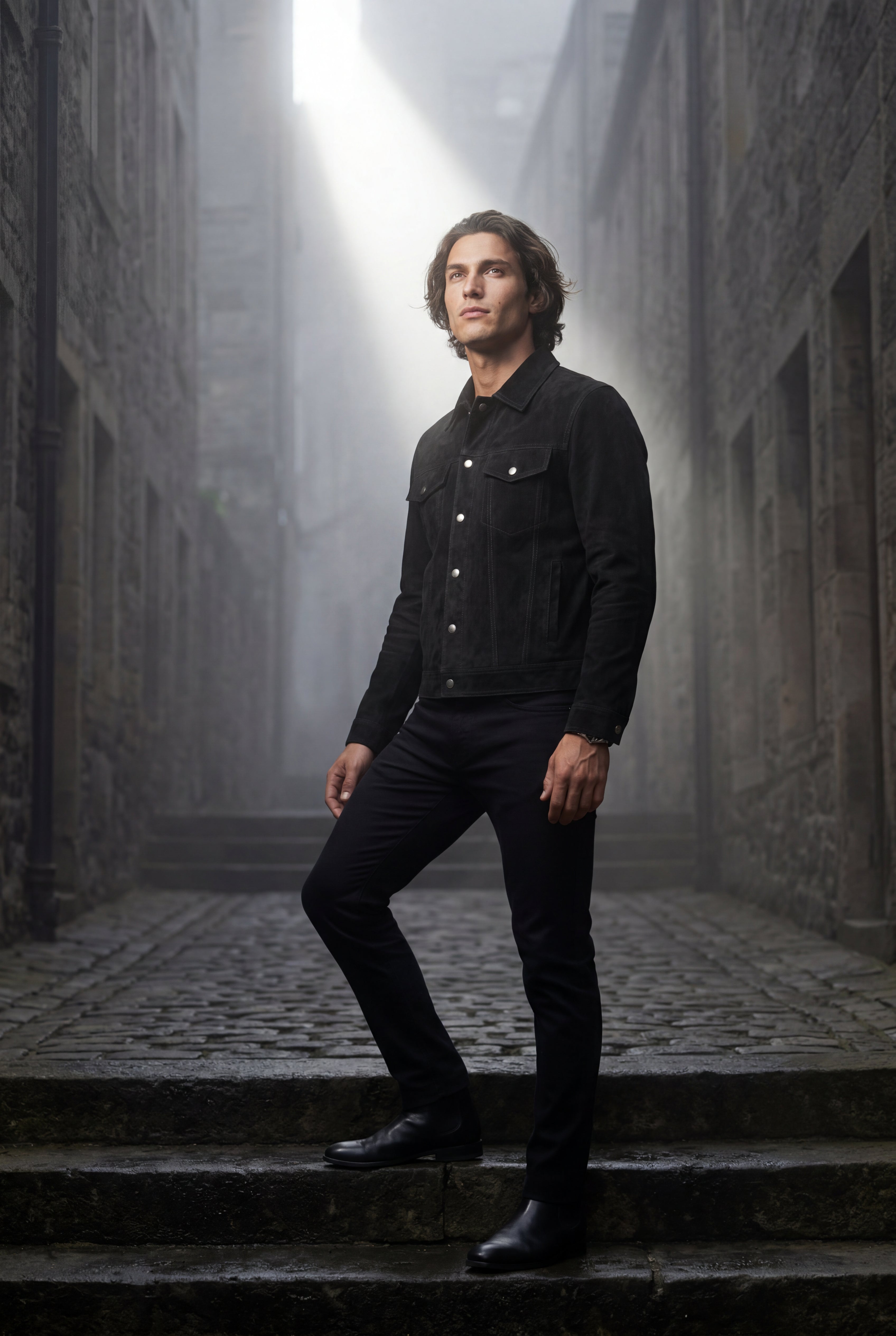 Liam | Structured Trucker Jacket with Button Closure