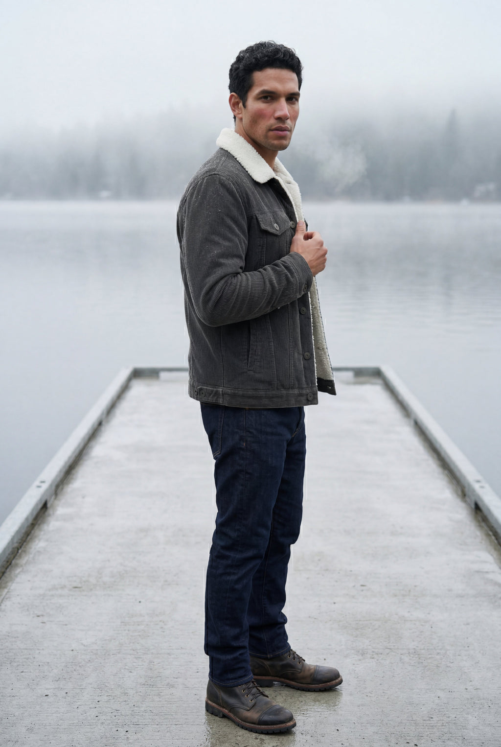 Liam | Structured Trucker Jacket with Collar