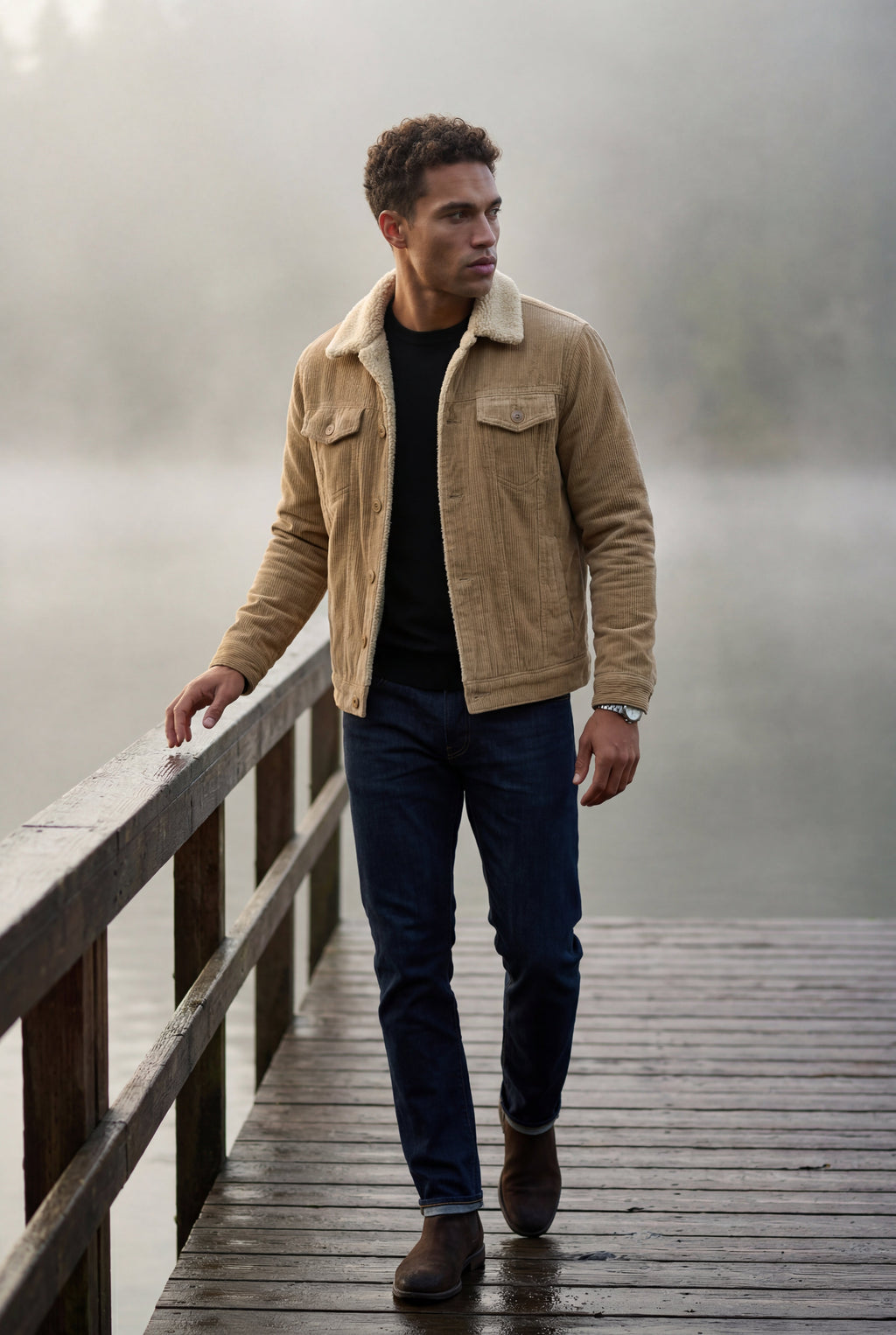 Liam | Structured Trucker Jacket with Collar