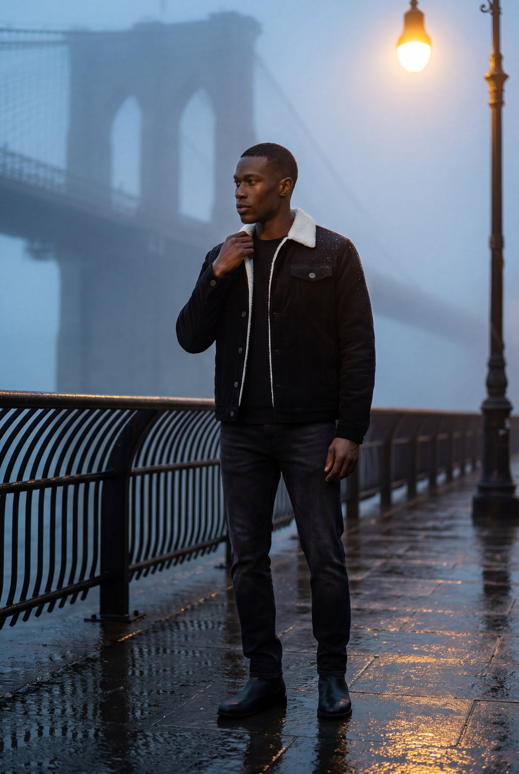 Liam | Structured Trucker Jacket with Collar