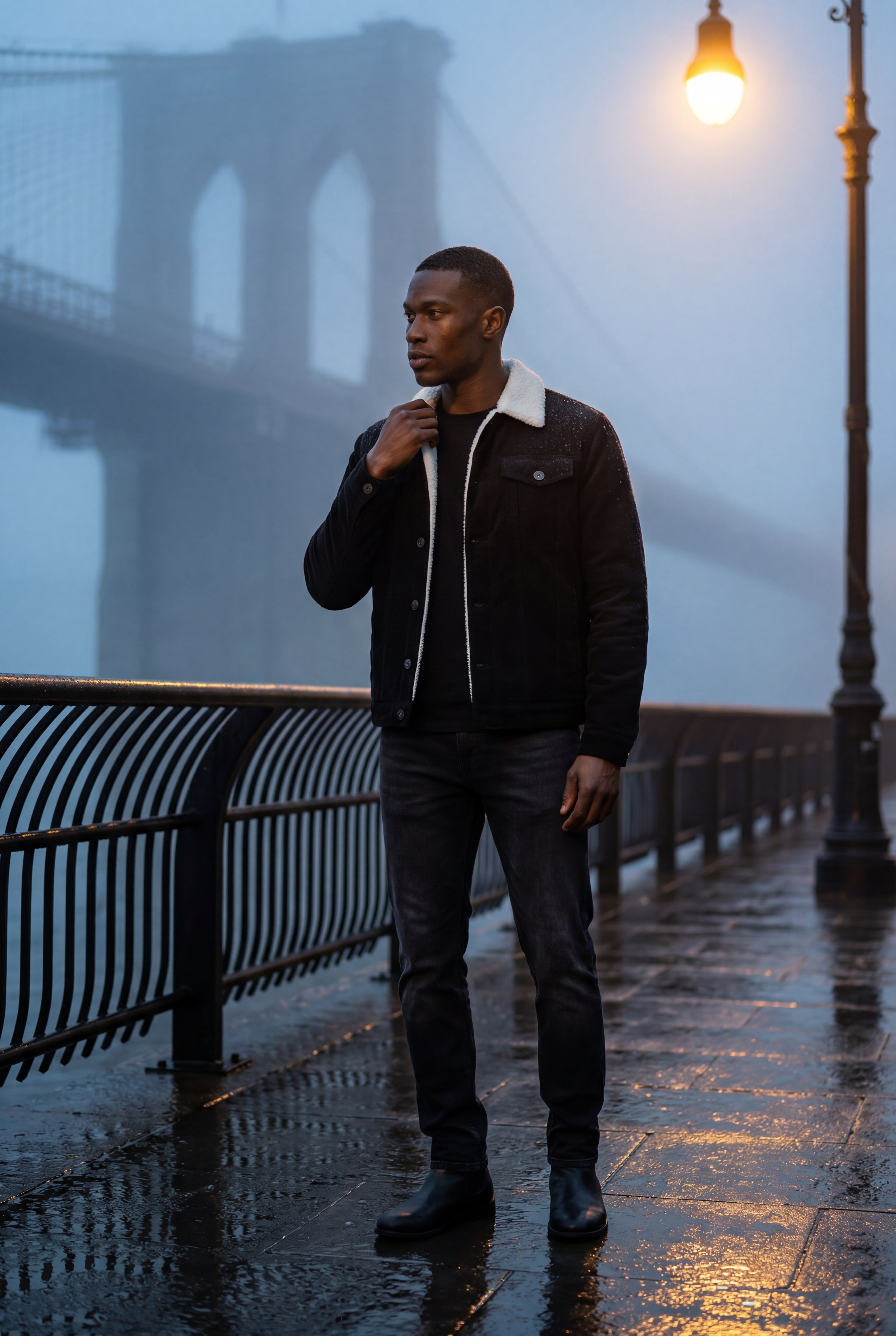 Liam | Structured Trucker Jacket with Collar