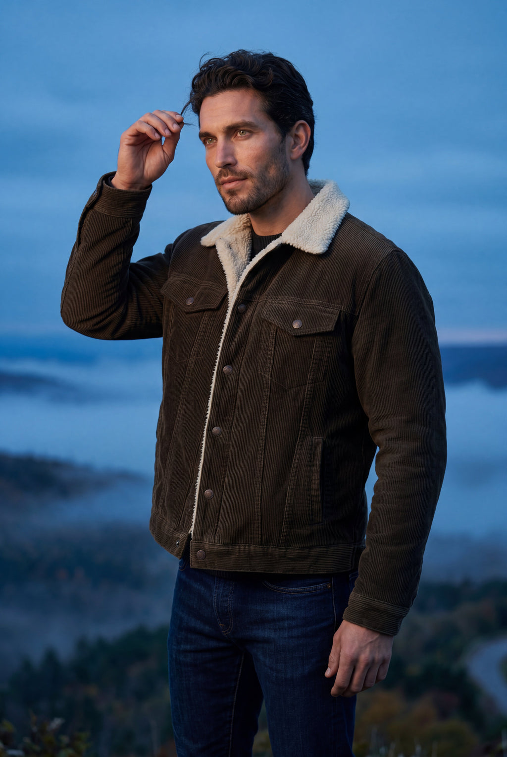 Liam | Structured Trucker Jacket with Collar
