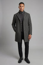 Liam | Tailored Three-button Winter Coat with Notched Lapel