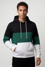 Liam | Color Block Pullover Hoodie with Kangaroo Pocket
