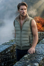Liam | Quilted Puffer Vest with -lined Collar