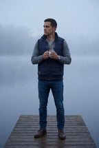 Liam | Quilted Puffer Vest with -lined Collar