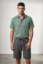 Liam | Relaxed Fit Above Knee Drawstring Shorts