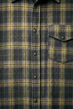 Lisa | Relaxed Fit Checked Button-down Shirt with Curved Hem