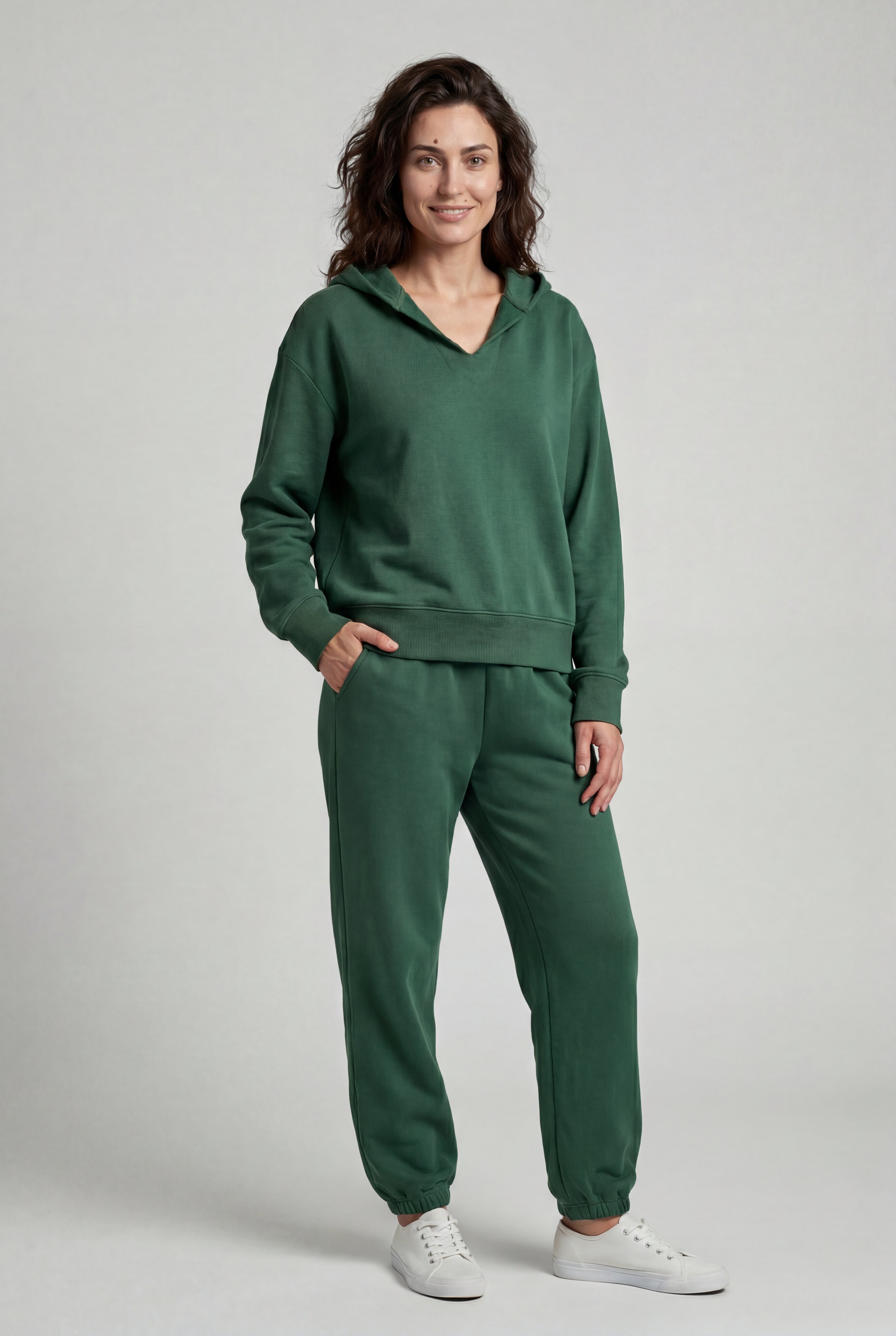 Lia | Relaxed Fit Hoodie and Jogger Matching Set