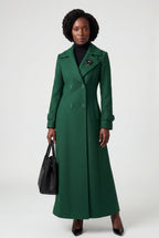 Tailored Longline Coat with Adjustable Belt | Senna