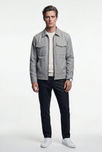 Liam | Boxy Trucker Jacket with Classic Collar