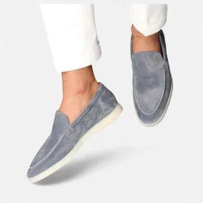 Liam | Contrast Sole Slip-on Penny Loafers