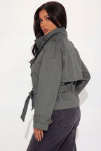 Elcevi | Women's Trenchcoat with Button Closure