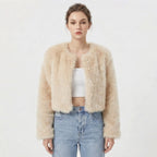 Lia | Women's Short Cardigan Fur Coat