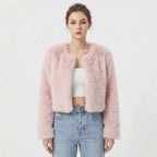 Lia | Women's Short Cardigan Fur Coat