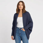 Lia | Women's Oversized Batwing Open Front Loose Knit Cardigan