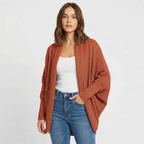 Lia | Women's Oversized Batwing Open Front Loose Knit Cardigan