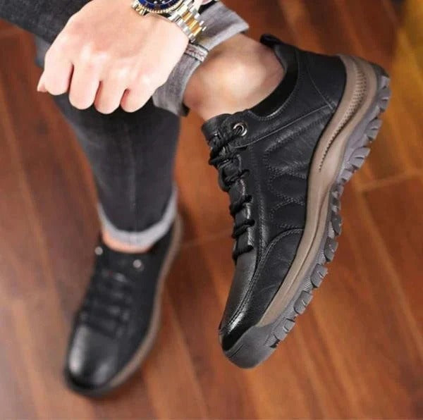 Kian | Men's Waterproof Leather Shoes - Smooth Walk