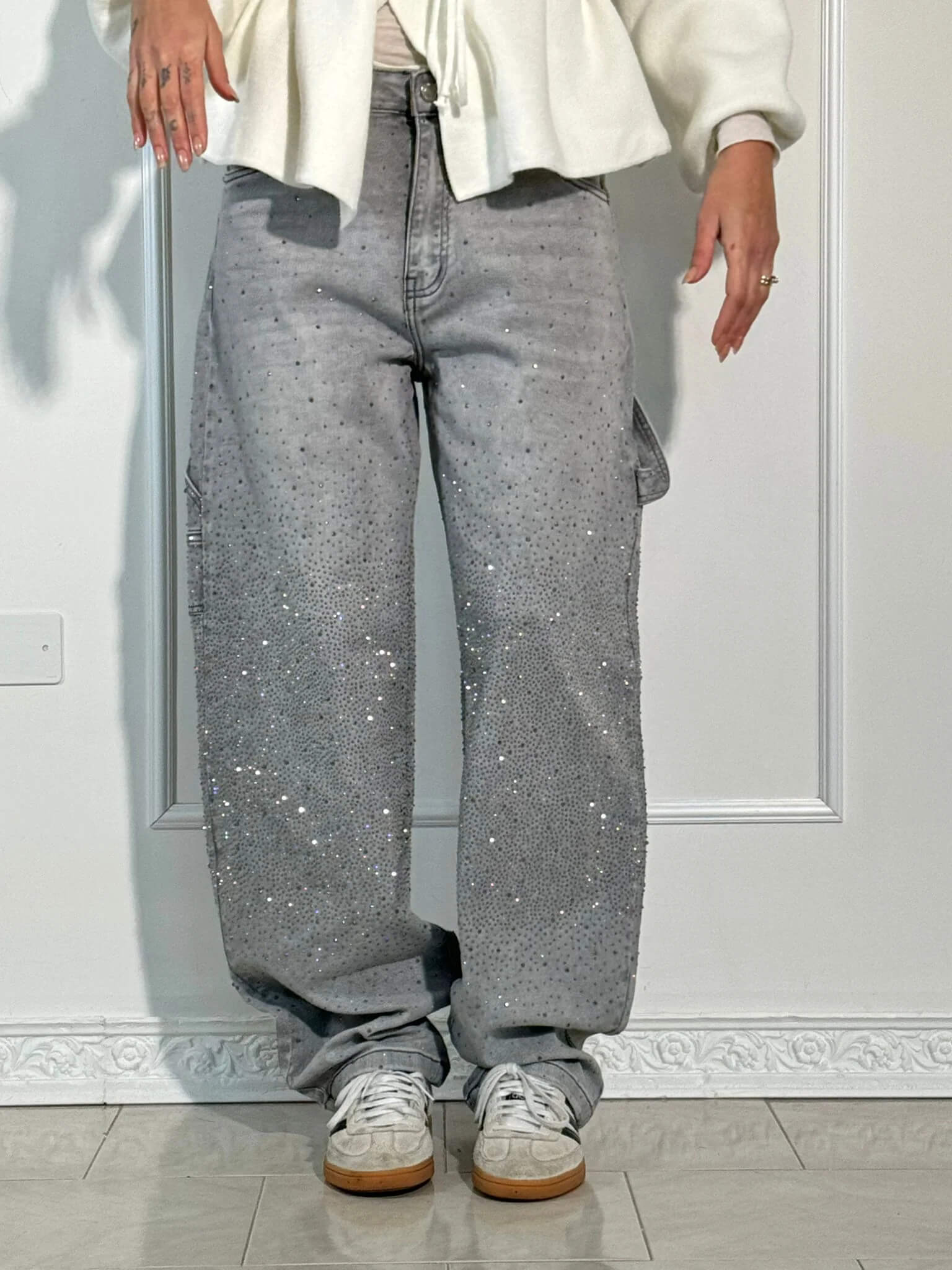 Alouissa | All Season – Vintage Denimfeel – Crystal Straight Jeans