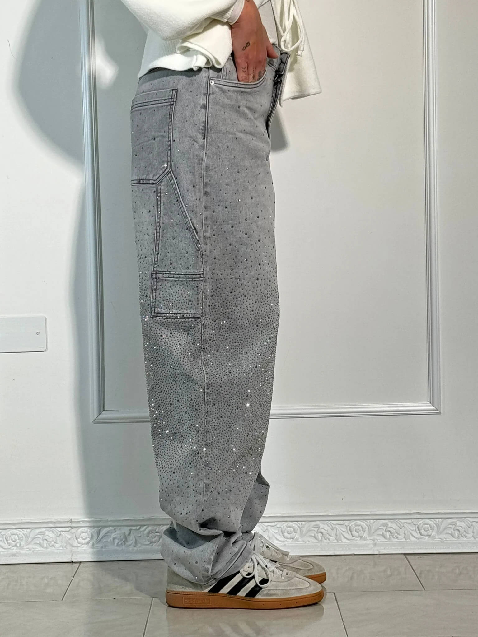 Alouissa | All Season – Vintage Denimfeel – Crystal Straight Jeans