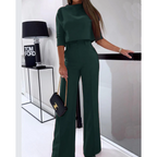 Carice | Elegant Tailored Wide-Leg Jumpsuit