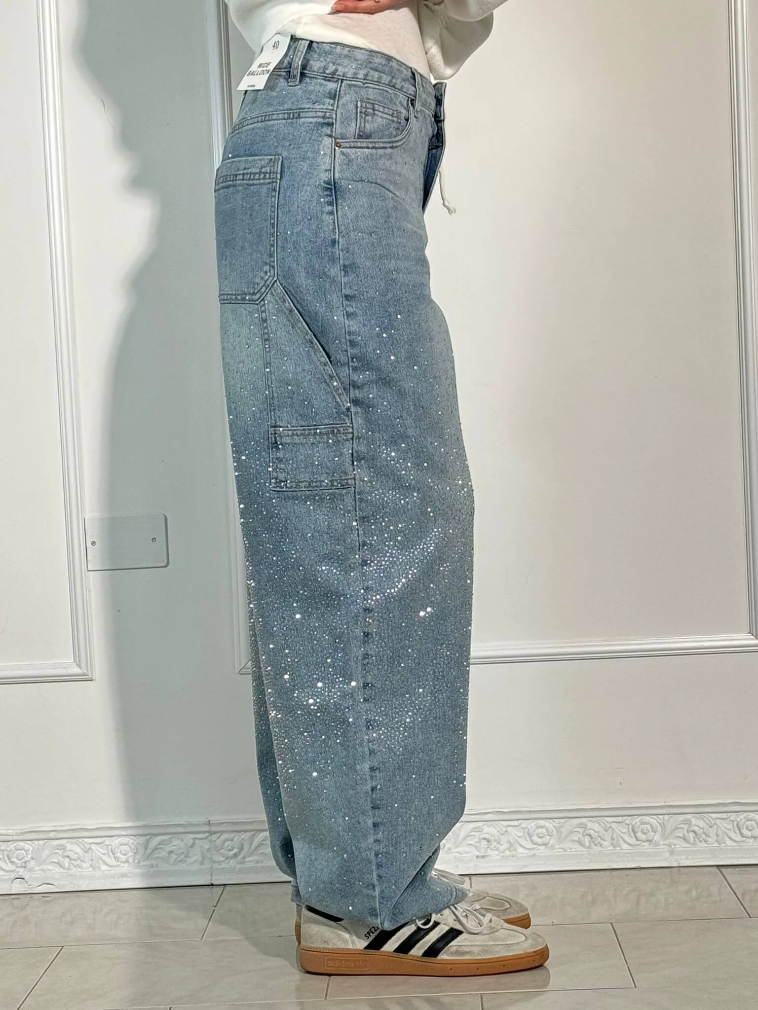 Alouissa | All Season – Vintage Denimfeel – Crystal Straight Jeans