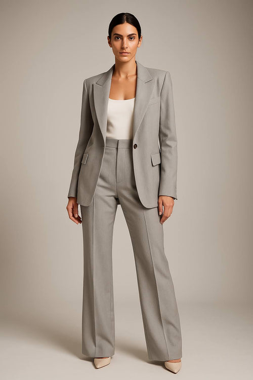 Elcevi | 2-Piece Suit - Blazer and Pants Set For Women