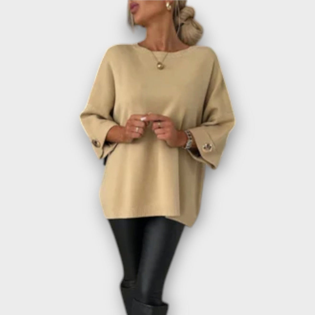 The Isabella Mary - Elegant Knit Blouse