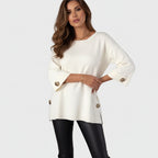 The Isabella Mary - Elegant Knit Blouse