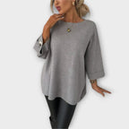 The Isabella Mary - Elegant Knit Blouse