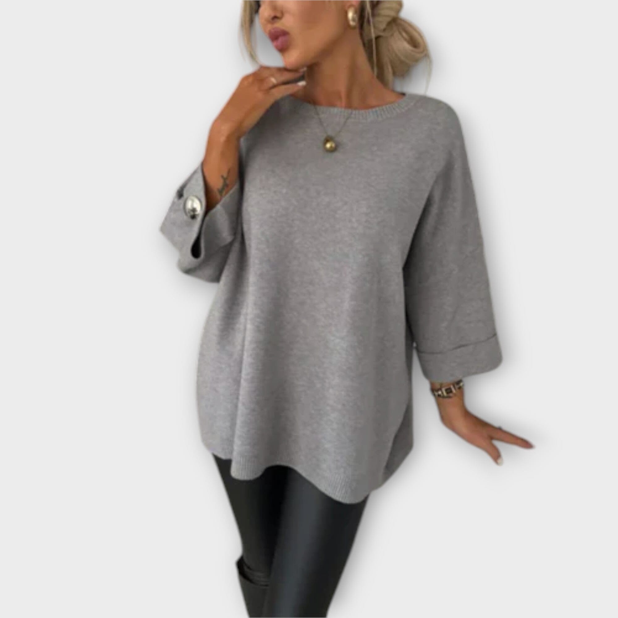 The Isabella Mary - Elegant Knit Blouse