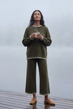 Lisa | Contrast Trim Relaxed Lounge Set