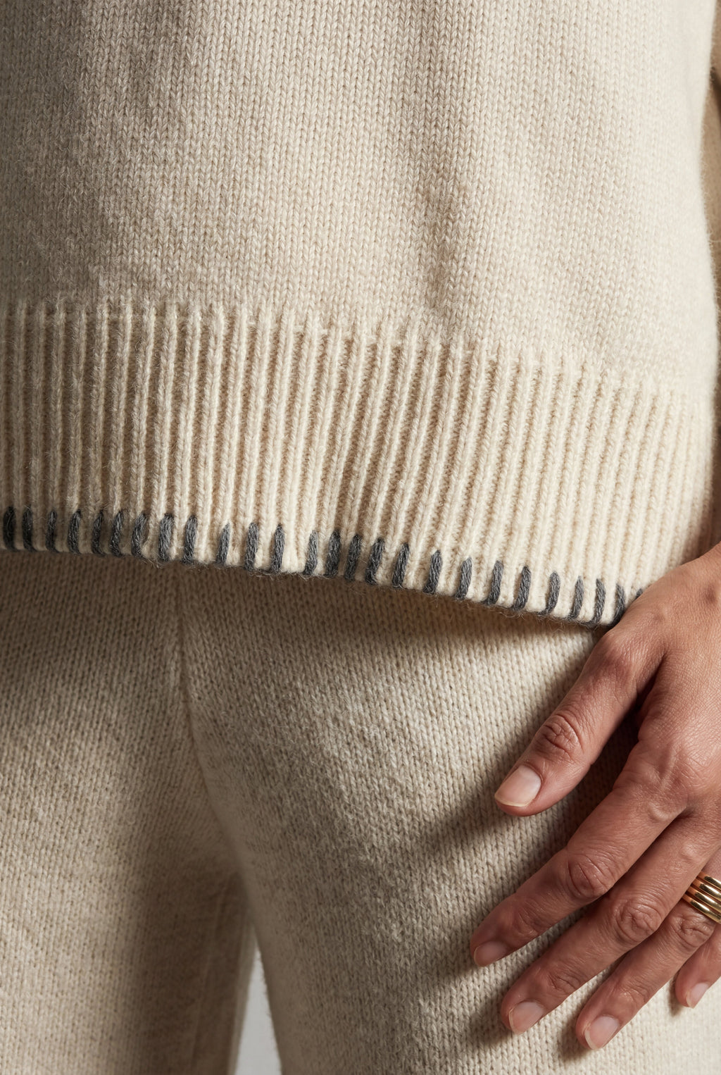 Lisa | Contrast Trim Relaxed Lounge Set
