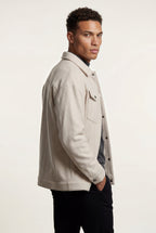Liam | Men's Structured Snap Front Classic Trucker Jacket