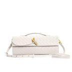 Lieke | Metallic Structured Clutch Shoulder Bag