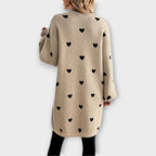 Juliette Maria - Heart Print Cardigan